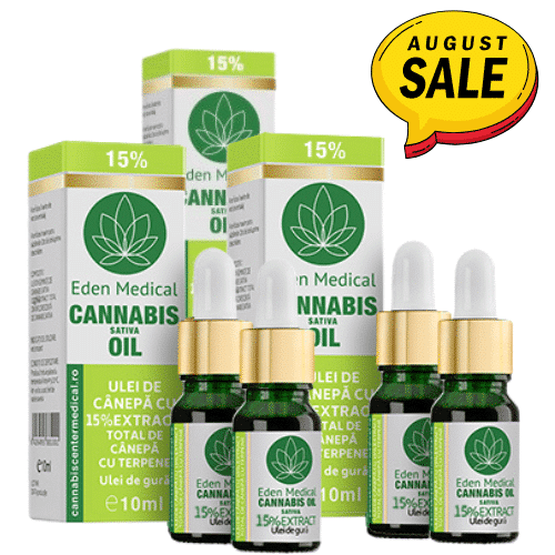 Extract CBD spectru larg 15% - 5 Pack
