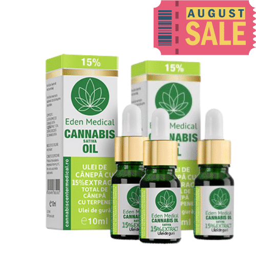 Pachet 3 Buc Extract CBD spectru larg 15%
